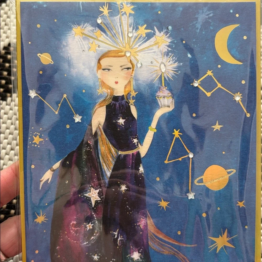 🆕Papyrus “Celestial Gal” Birthday Greeting Card